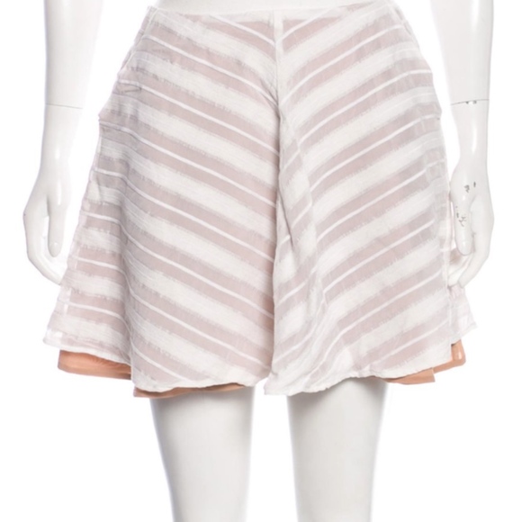 For Love & Lemons Chevron Mini Skirt S EUC - Picture 5 of 9